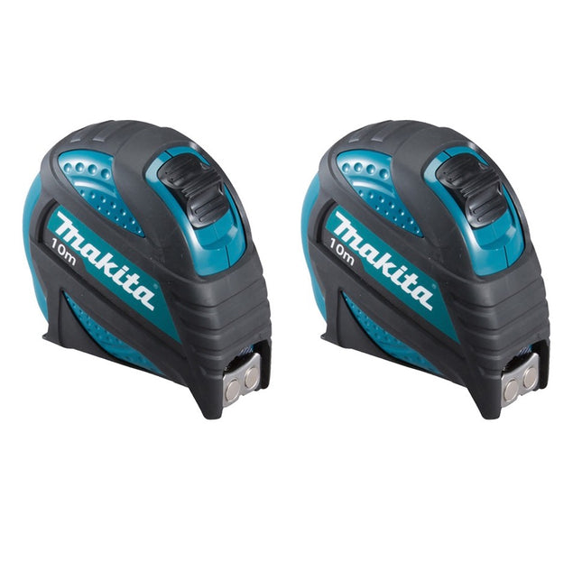 Makita 2x B-57168 Metro a nastro 10 m con gancio magnetico