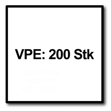 SPAX Vis universelle 5,0 x 100 mm - Filetage partiel - Tête fraisée T-STAR plus - 4Cut - WIROX - 200 pcs. (2x 0191010501003)