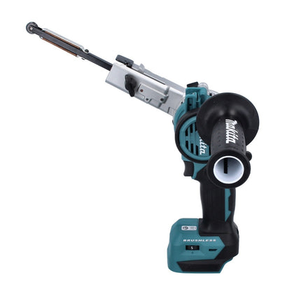 Makita DBS 180 T1J lime à bande sans fil 18 V 9 x 533 mm Brushless + 1x batterie 5,0 Ah + Makpac - sans chargeur