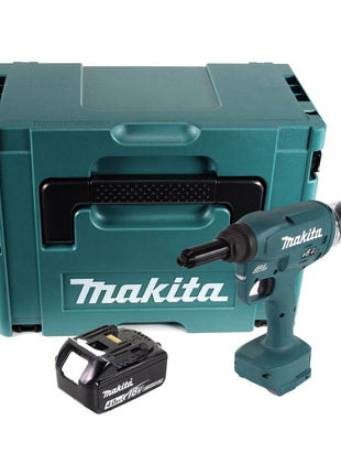 Makita DRV 250 M1J outil de pose de rivets aveugles sans fil 18 V 20 kN brushless + 1x Batterie 4.0 Ah + Makpac - sans chargeur