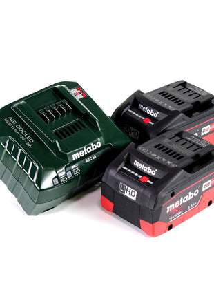 Metabo AHS 18-65 V tagliasiepi a batteria 18 V 63 cm + 2x batteria 5,5 Ah + caricatore