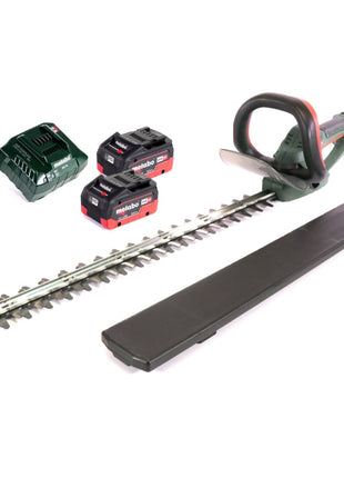 Metabo AHS 18-65 V cordless hedge trimmer 18 V 63 cm + 2x battery 8.0 Ah + charger