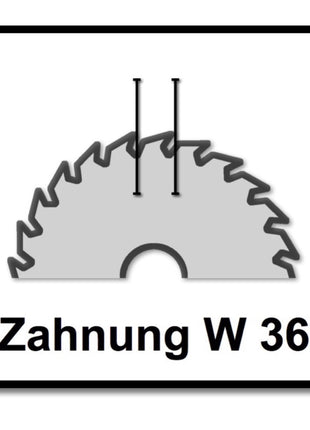 Festool Universal Kreissägeblatt Set 3x HW 216 x 30 x 2,3 mm W36 216 mm 36 Zähne ( 3x 500124 )