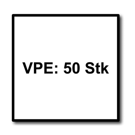 HECO MULTI MONTI plus MS Vite di ancoraggio 7,5 x 60 mm - 50 pz. ( 52374 ) Vite per calcestruzzo, testa tonda piatta, T-Drive, zincata blu, A2K