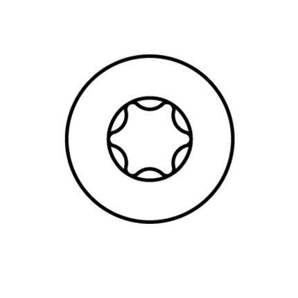 HECO MULTI MONTI plus MS Vite di ancoraggio 7,5 x 60 mm - 50 pz. ( 52374 ) Vite per calcestruzzo, testa tonda piatta, T-Drive, zincata blu, A2K