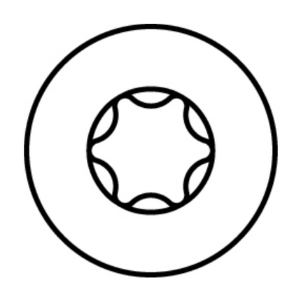 HECO MULTI MONTI plus F Vite di ancoraggio 6,0 x 100 mm - 50 pz. ( 48503 ) Vite per calcestruzzo, testa svasata, T-Drive, zincata blu, A2K