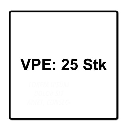 HECO MULTI MONTI plus SS Vite di ancoraggio 10,0 x 60 mm - 25 pz. ( 48439 ) Vite per calcestruzzo a testa esagonale con rondella pressata, zincata blu, A2K