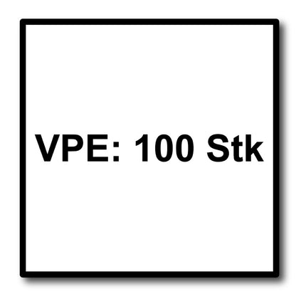 HECO MULTI MONTI plus MS Vis d'ancrage 7,5 x 60 mm - 100 pièces (2x 52374) vis à béton tête ronde plate T-Drive galvanisé bleu A2K