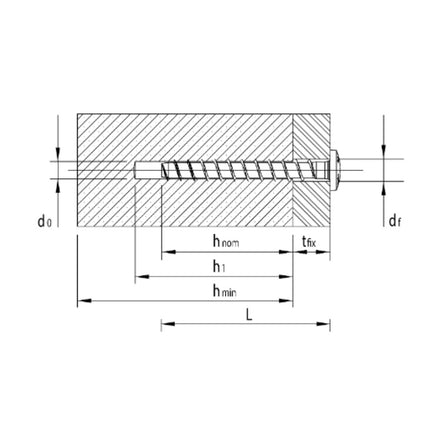 HECO MULTI MONTI plus MS vis d'ancrage 7,5 x 45 mm 400 pièces (4x 49829) vis à béton tête ronde plate T-Drive galvanisé bleu A2K
