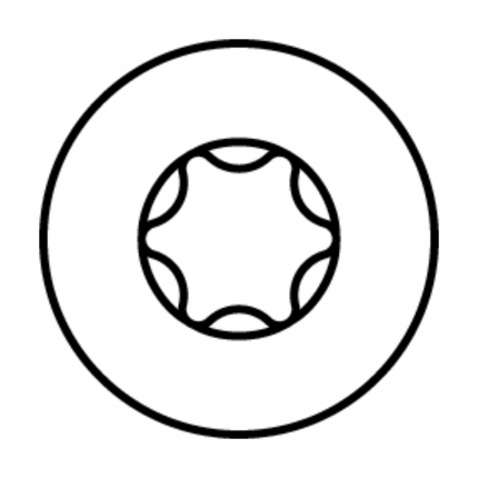 HECO MULTI MONTI plus F Vis d'ancrage, 6,0 x 50 mm, Vis à béton, Tête fraisée, Zingué bleu, A2K, 400 pcs. (4x 48495)