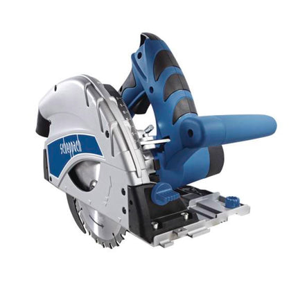Scheppach PL55 Scie circulaire plongeante 160 mm 1200 Watt+ 2x Rails de guidage 700 mm + Connecteur de rail  ( 5901802915 )