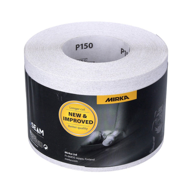 Mirka BASECUT Rotolo di carta abrasiva universale 115 mm x 50 m / P150 - ( 2251100115N )