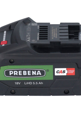 Prebena AKKU18-5.5-LIHD rechargeable battery 18 V 5.5 Ah / 5500 mAh LiHD Li-Ion CAS with charge level indicator