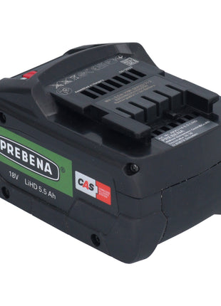 Prebena AKKU18-5.5-LIHD rechargeable battery 18 V 5.5 Ah / 5500 mAh LiHD Li-Ion CAS with charge level indicator