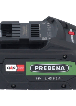 Prebena AKKU18-5.5-LIHD rechargeable battery 18 V 5.5 Ah / 5500 mAh LiHD Li-Ion CAS with charge level indicator