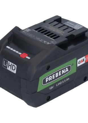 Prebena AKKU18-5.5-LIHD rechargeable battery 18 V 5.5 Ah / 5500 mAh LiHD Li-Ion CAS with charge level indicator