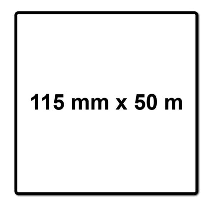 Mirka BASECUT Rouleaux de papier abrasif 115 mm x 50 m, P80, 4 pcs. Papier abrasif universel ( 4x 2251100180N )