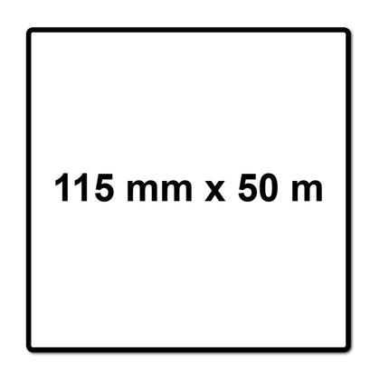 Mirka BASECUT Rouleau de papier abrasif 115 mm x 50 m, P100, 2 pcs. ( 2x 2251100110N )