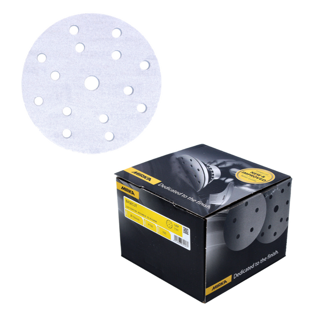 Mirka BASECUT Disco abrasivo Grip 150 mm P150 / 15 fori - 200 pz. ( 2x 2261109915 )