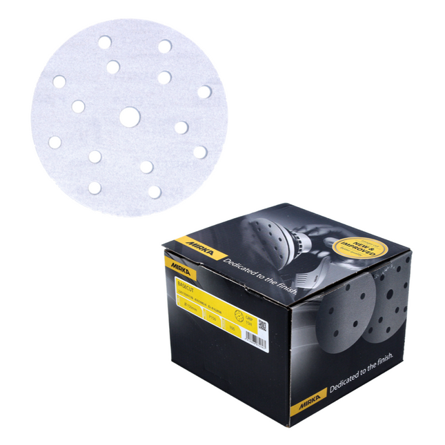 Mirka BASECUT Disco abrasivo Grip 150 mm P150 / 15 fori - 400 pz. ( 4x 2261109915 )