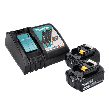 Makita DUB 185 RM Akku Laubbläser Gebläse 18 V + 2x Akku 4,0 Ah + Ladegerät