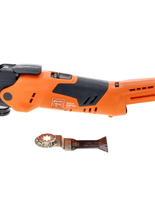 Oscilador de batería Fein MultiMaster AMM 300 Plus 12 V Starlock Plus + 1x batería 6,0 Ah + cargador + set de accesorios de 26 piezas + estuche