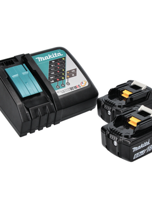 Makita DUB 186 RG Soffiatore a batteria Soffiatore per foglie 18 V + 2x batteria ricaricabile 6,0 Ah + caricabatterie