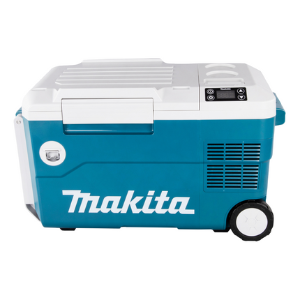Makita DCW 180 PM Glacière et réchaud à compresseur sans fil 36 V ( 2x 18 V ) 20 L + 2x batterie 4,0 Ah + double chargeur