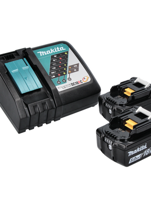 Makita DCW 180 RT Raffreddatore e scaldavivande a batteria 36 V 20 L + 2 batterie da 5,0 Ah + caricabatterie