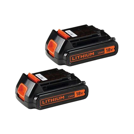 Black & Decker BDCHD18BAFC-QW Trapano avvitatore con percussione a batteria 18V 40Nm + 2x Batterie 1,5 Ah + Caricabatterie + Set accessori 80 pz. + Valigetta