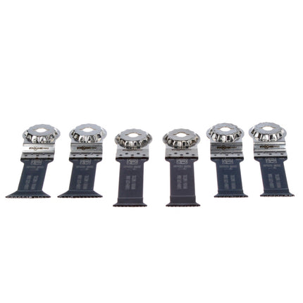 FEIN Best Of E-Cut Set di 6 Lame Starlock Max Wood & Metal ( 35222967050 ) - per utensile ad oscillazione Multimaster