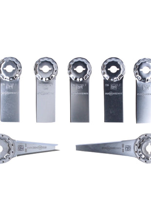 Set profesional FEIN Starlock Max construcción interior 45 piezas (35222967120) + set profesional hoja de sierra para renovación de juntas Starlock Max 7 piezas (35222967130)
