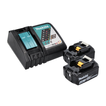 Makita DTW 180 RMJ Akku Schlagschrauber 18 V 180 Nm 3/8" Brushless + 2x Akku 4,0 Ah + Ladegerät + Makpac