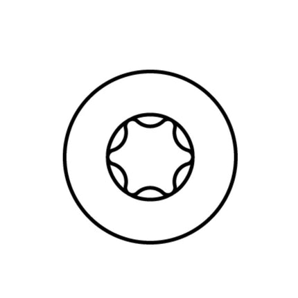 HECO TOPIX plus Viti per legno Professional 6,0 x 50 mm - 200 pz. ( 61039 ) filettatura completa, testa bombata, T-Drive, zincata blu, A3K