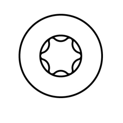 HECO TOPIX Vis à bois professionnelle plus 8,0 x 120 mm - 50 pièces (61270)