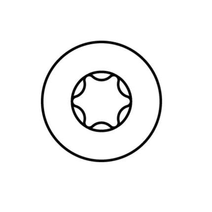 HECO TOPIX plus Viti per legno professionali 8,0 x 200 mm, 50 pz. ( 61319 ) - parzialmente filettata, testa bombata, T-Drive, zincata blu, A3K