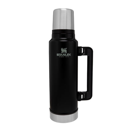 Stanley 1913 Classic Bouteille isotherme vide1,4 l noir double paroi isolation sous vide 40h chaud 35h froid
