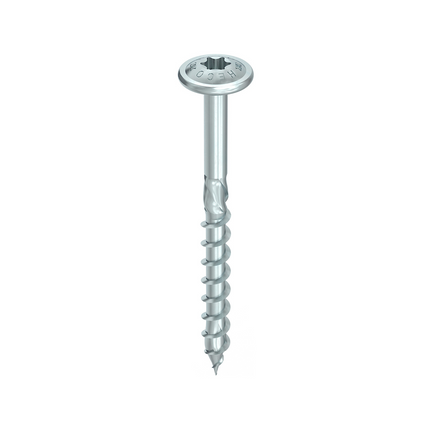 HECO TOPIX plus Profi Holzbauschraube 6,0 x 160 mm 200 Stück ( 2x 61167 ) Teilgewinde Holzschraube, Tellerkopf,  T-Drive, verzinkt blau, A3K - Toolbrothers