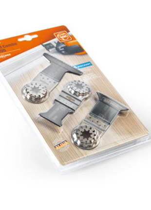 Fein E-Cut Combo Starlock Set di lame da taglio per legno - 3 pz. ( 35222967080 )