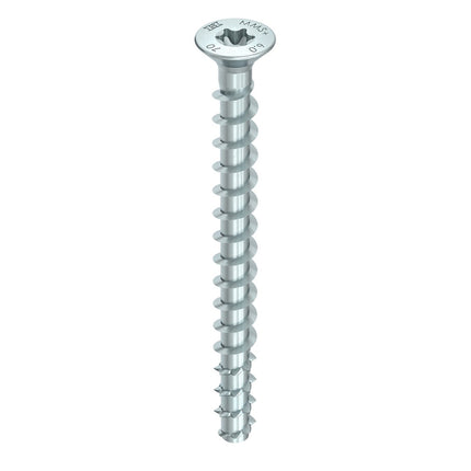 HECO MULTI MONTI plus F Vite di ancoraggio 7,5 x 60 mm - 50 pz. ( 48511 ) Vite per calcestruzzo, testa svasata, T-Drive, zincata blu, A2K