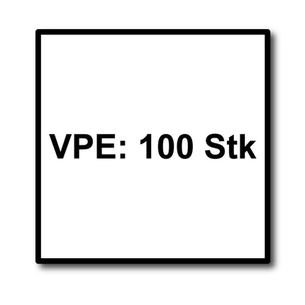 HECO TOPIX plus Profi Holzbauschraube 8,0 x 120 mm 100 Stück ( 2x 61270 ) Vollgewinde Holzschraube, Tellerkopf,  T-Drive, verzinkt blau, A3K