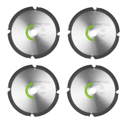 Festool Diamant Kreissägeblatt Abrasive Materials 4x DIA 160 x 1,8 x 20 mm F4 ( 4x 205558 ) für Tauchsägen TS 55 F & TSC 55 K