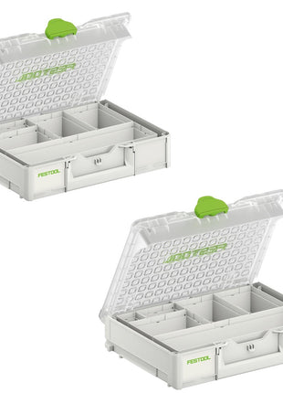 Festool Systainer Organizer SYS3 ORG M 89 6xESB 2 Stk. ( 2x 204854 ) Kleinteile Koffer mit Einsatzboxen - Toolbrothers
