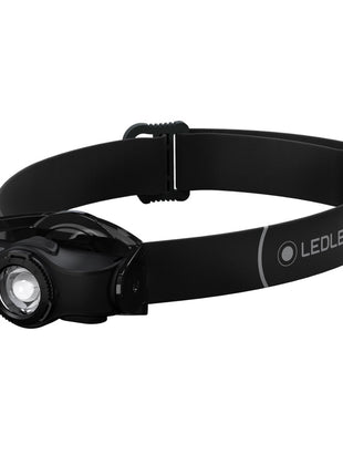 Ledlenser MH4 LED Lampada frontale 400 lm IPX4 nera ( 502151 ) + 1x Batteria + 1x Cavo di carica