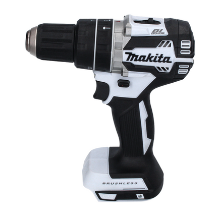 Makita DHP 484 G1J W Perceuse-visseuse à percussion sans fil 18 V 54 Nm brushless + 1x Batterie 6,0 Ah + Makpac - sans chargeur