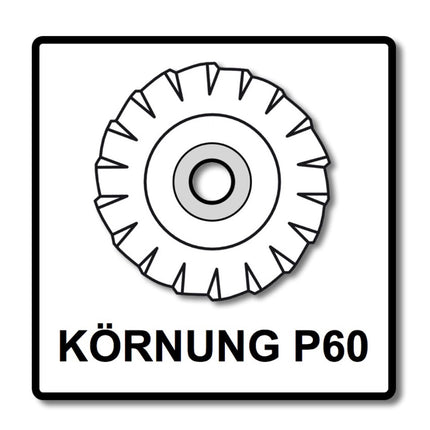 Mirka Abranet Max Flap disc T29 Set 125 mm 22 mm ALOX 60 20 Stück ( 20x 8896700160 ) Fächerscheibe für Aluminium, Verbundstoffe, Lack - Toolbrothers