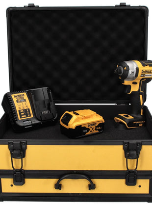 DeWalt DCF 887 P1TX Avvitatore a percussione a batteria, senza spazzole, 205 Nm 18 V + 1 batteria da 5,0 Ah + caricabatterie + valigetta TX + mandrino da 1/4