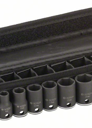 Bosch Professional 3/8" Steckschlüssel Einsätze Außen Sechskant Nüsse Set 9 tlg. ( 2608551098 ) - Toolbrothers