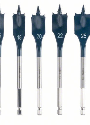 Bosch Self Cut Speed Flachfräß Bohrer Set 7tlg. 16/18/20/22/25/32mm + Verlängerung 1/4" ( 2608587009 )