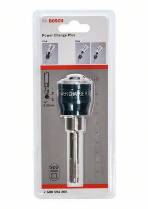 Bosch Sistema Power Change Plus SDS plus ( 2608594266 ) - per trapani avvitatori/percussione/a impulsi